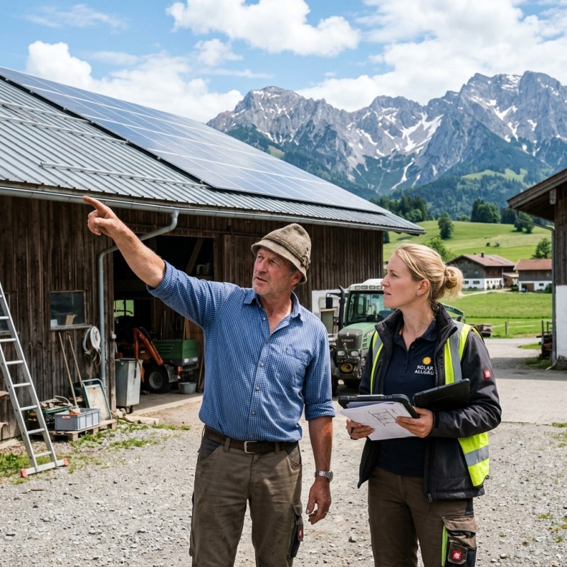 Termin auf dem Hof – Sonnen-Energie