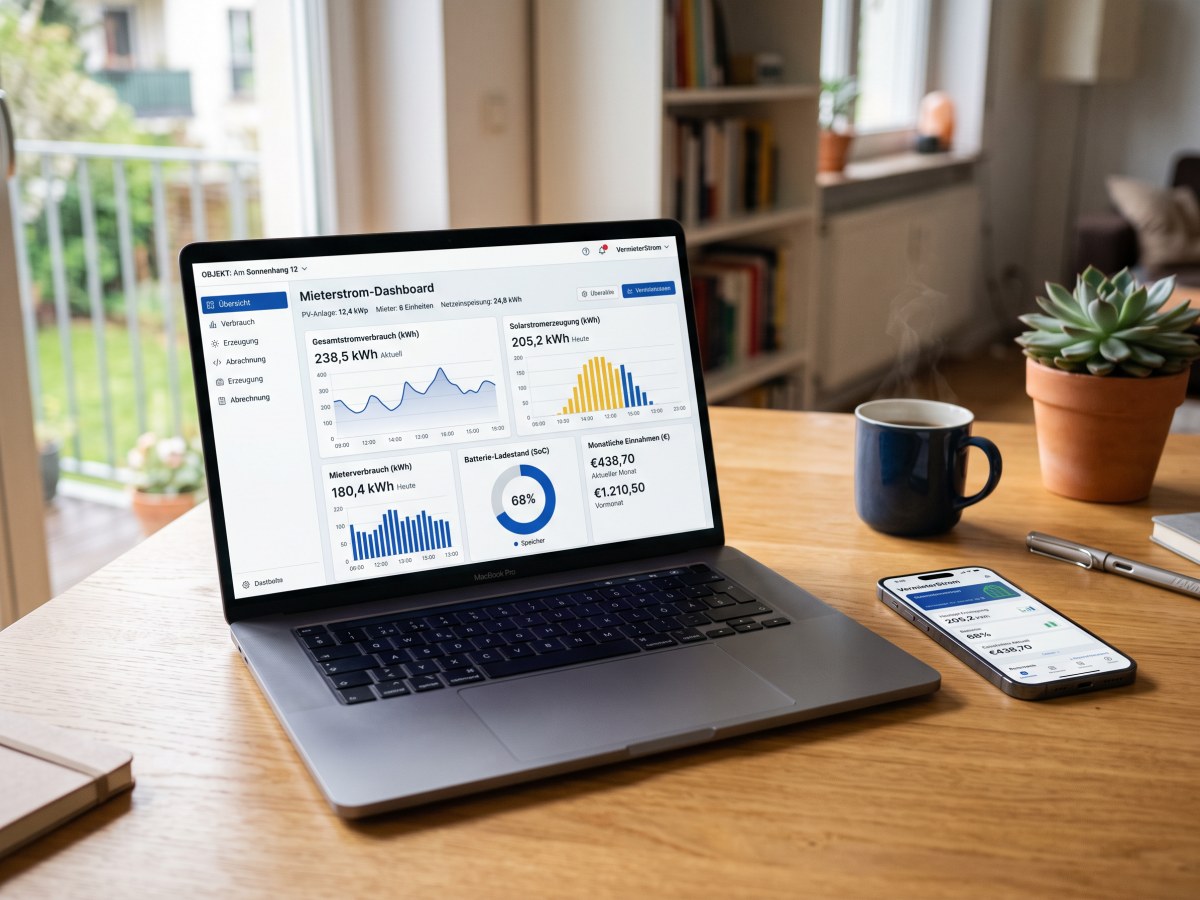 Monitoring-Portal und App – Erträge, Verbräuche und Einnahmen im Blick