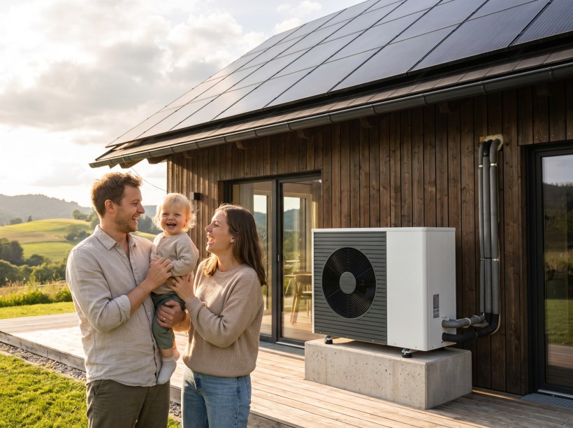Photovoltaik & Wärmepumpe bei Familie Huber in Kempten