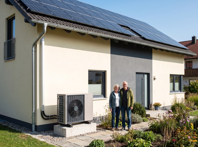 Photovoltaik & Wärmepumpe bei Familie Sailer in Sonthofen