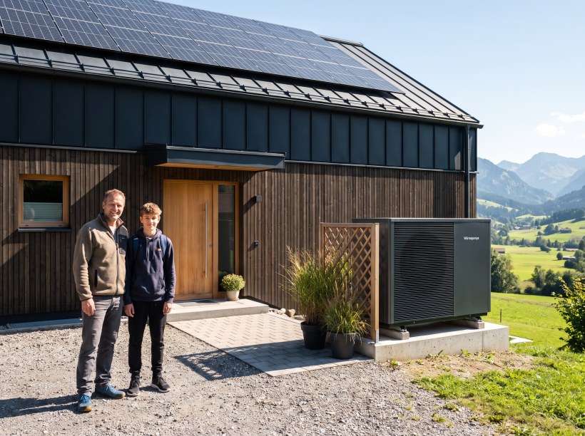 Photovoltaik & Wärmepumpe bei Familie Wagner in Immenstadt