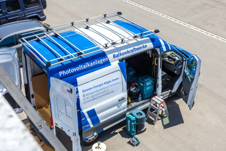 Unterwegs zu deiner Anlage – Sonnen-Energie