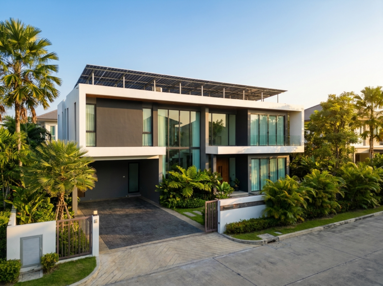 Modern villa, Bangkok suburb